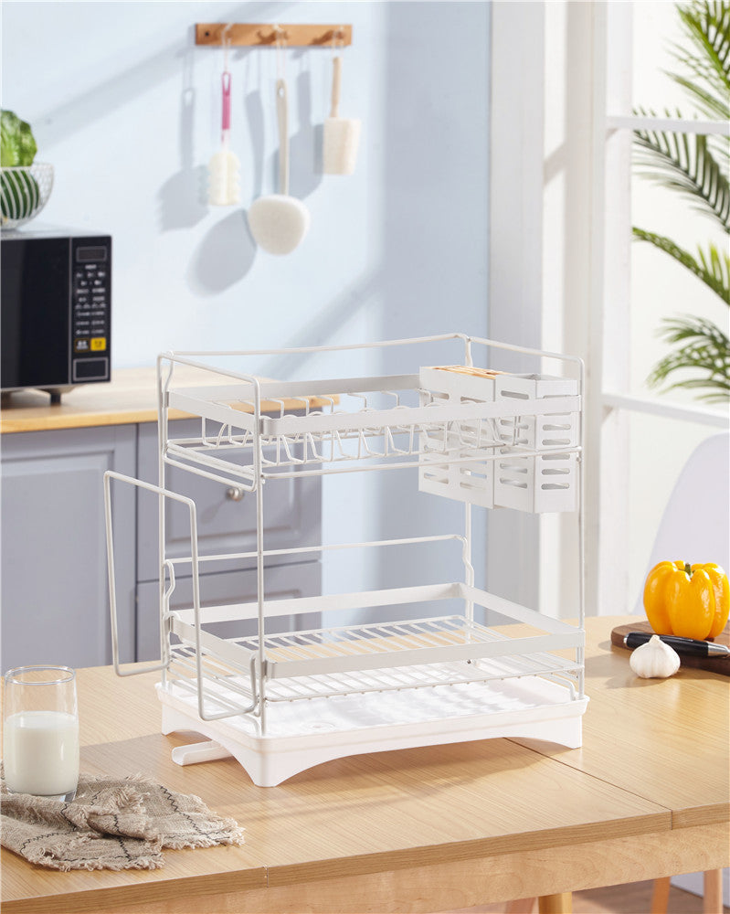 over sink dish drying shelf