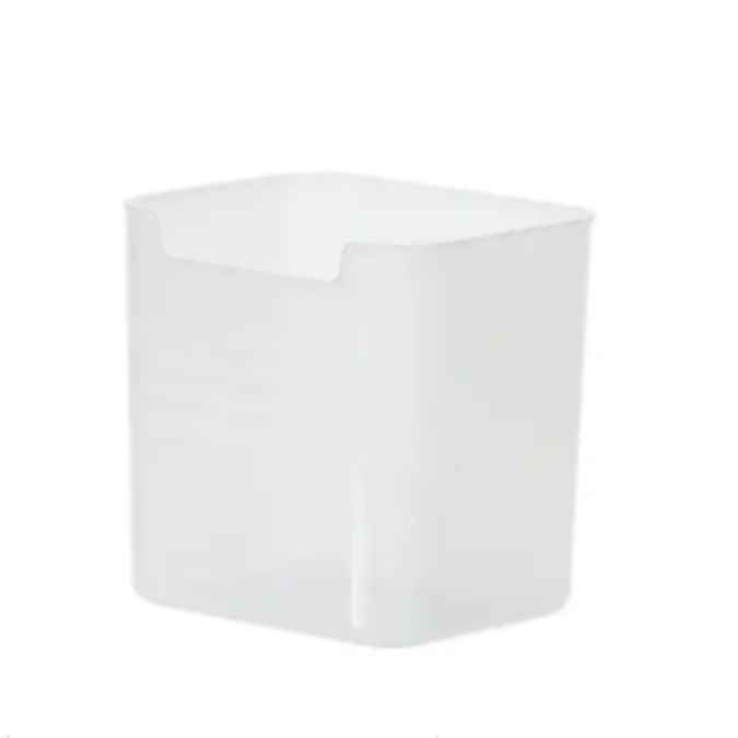 transparent refrigerator door organizer bin