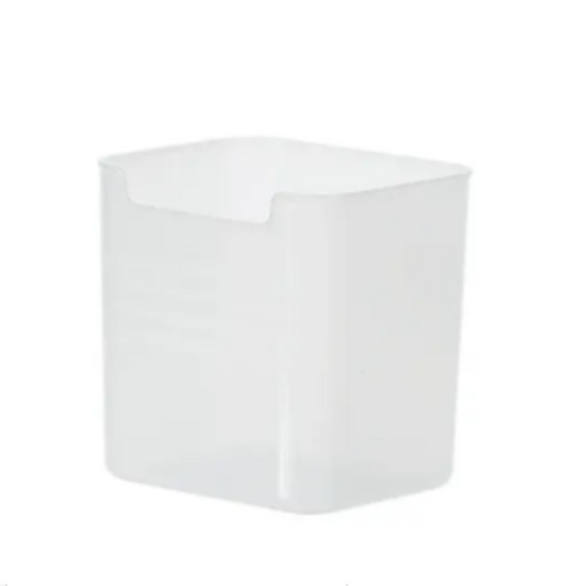 transparent refrigerator door organizer bin