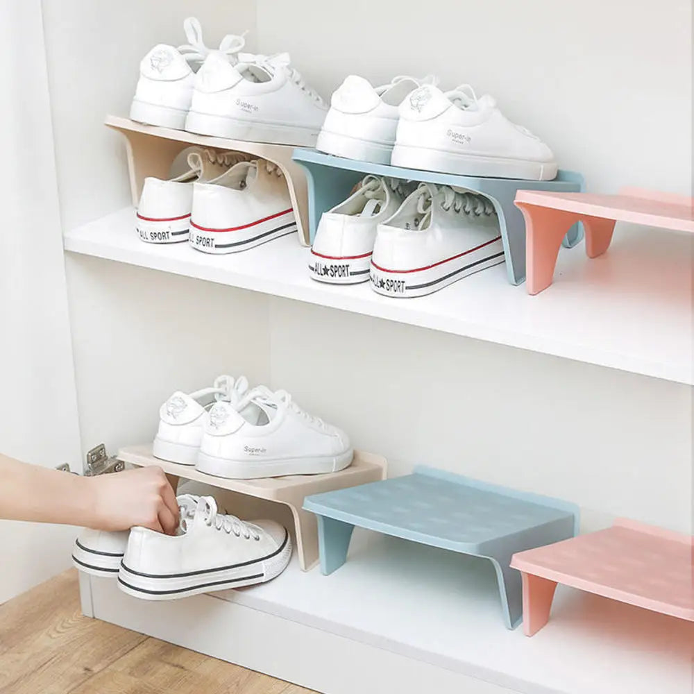 space saving shoe rack for wardrobe