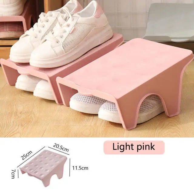 stacked shoe rack for sneakers