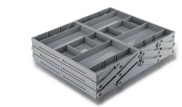 foldable expandable drawer insert