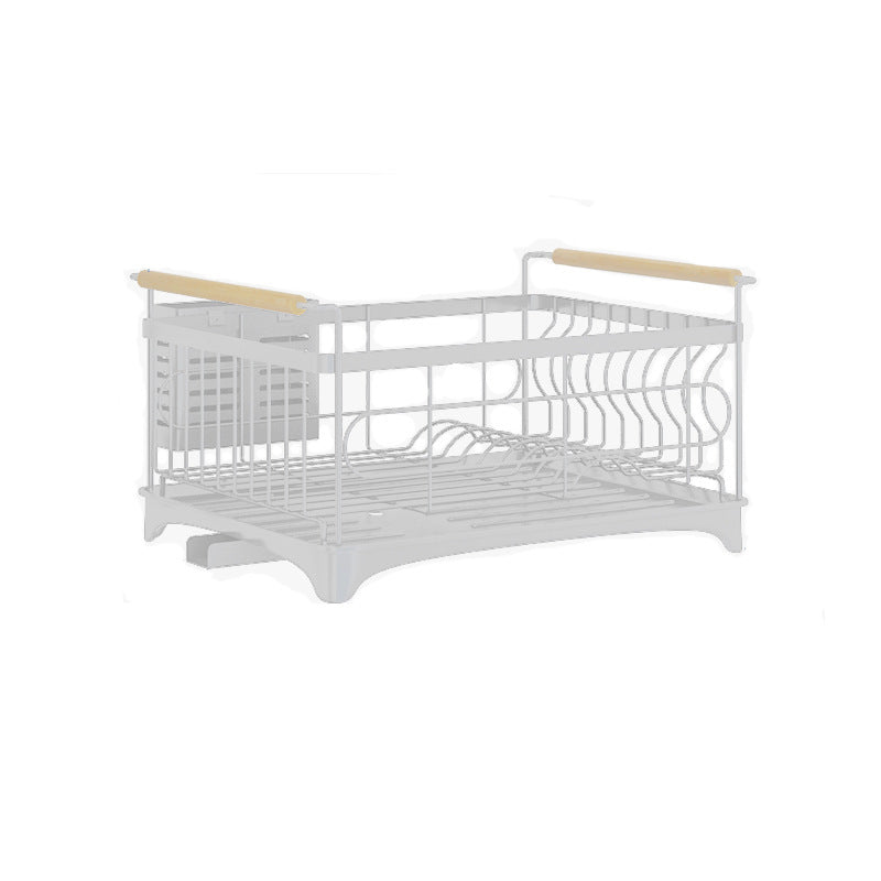 black metal dish rack organizer