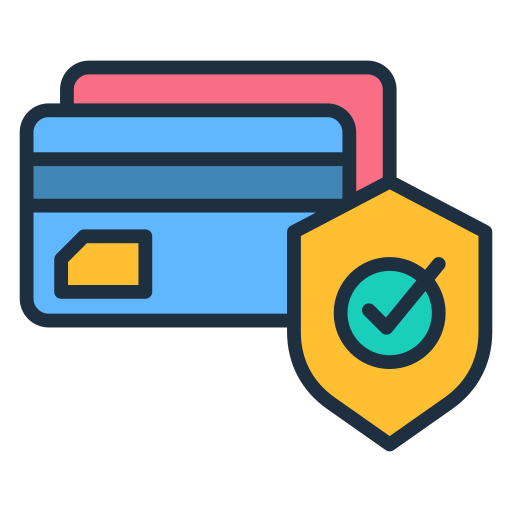 Secure checkout shield icon
